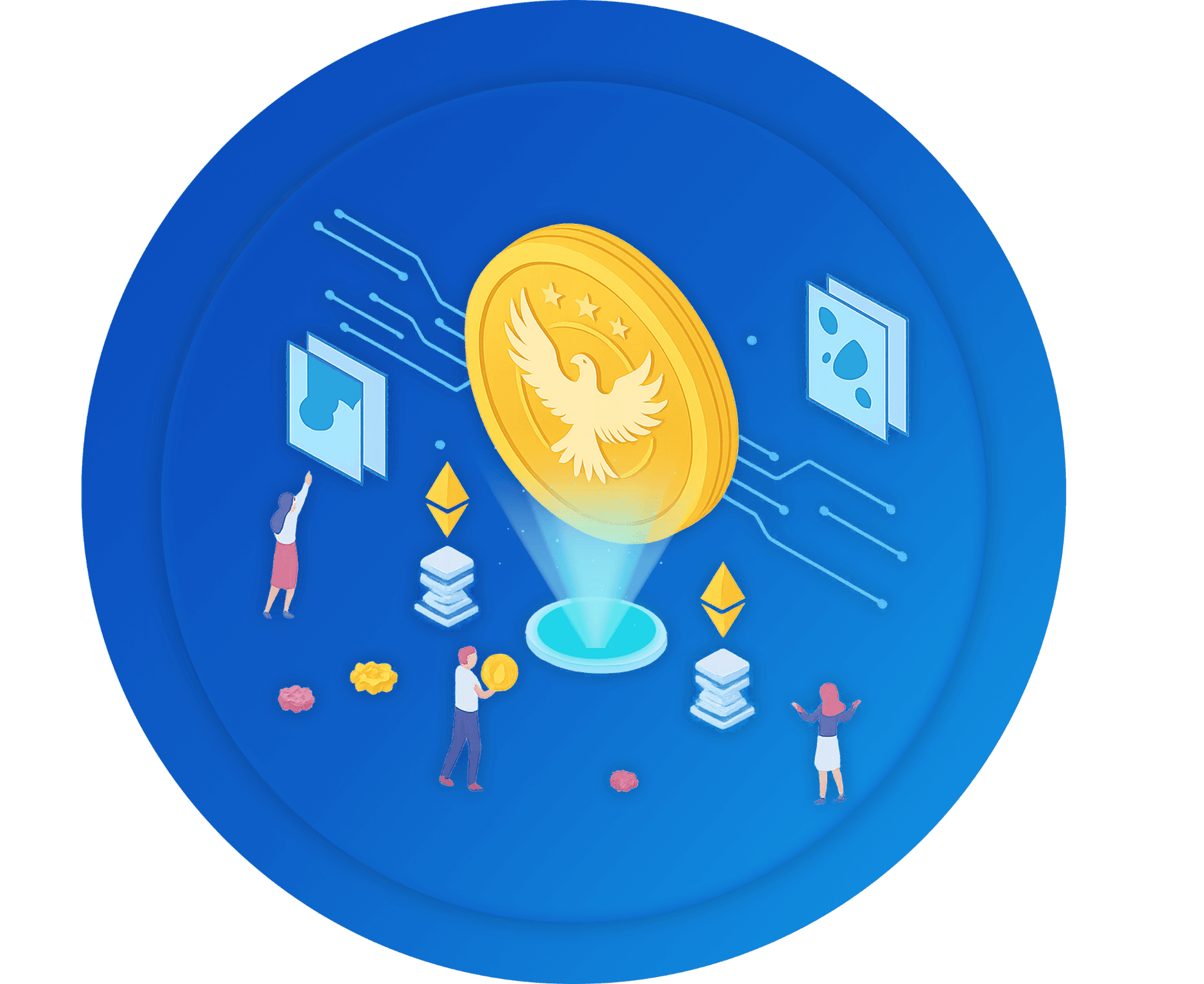 Crypto Illustration